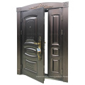 Best price top supplier luxury design metal galvanized security steel door for villa